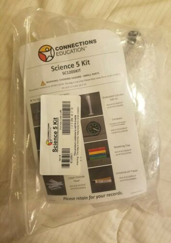 Connections Education MS Science 5 Kit  ~ Sealed NEW Home School