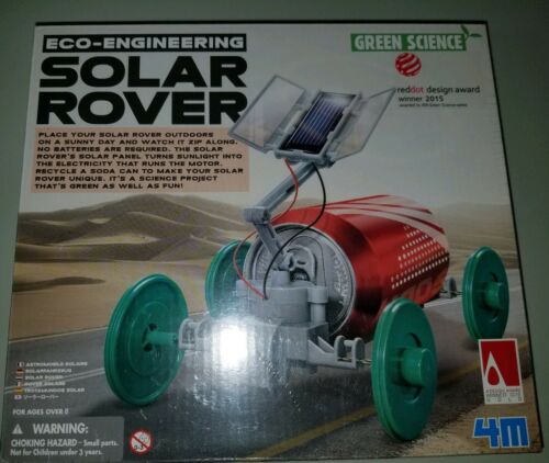 Green Science Solar Rover Experiment Kit Home Kid School Lab Project Engineering