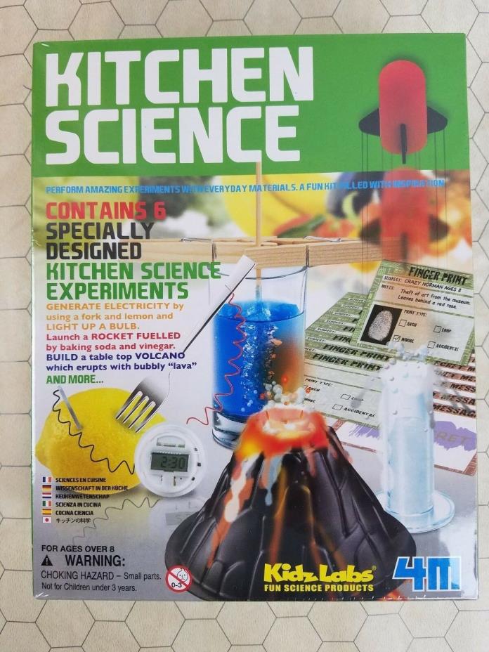 Kidz Labs Kitchen Science Contains 6 Experiments New