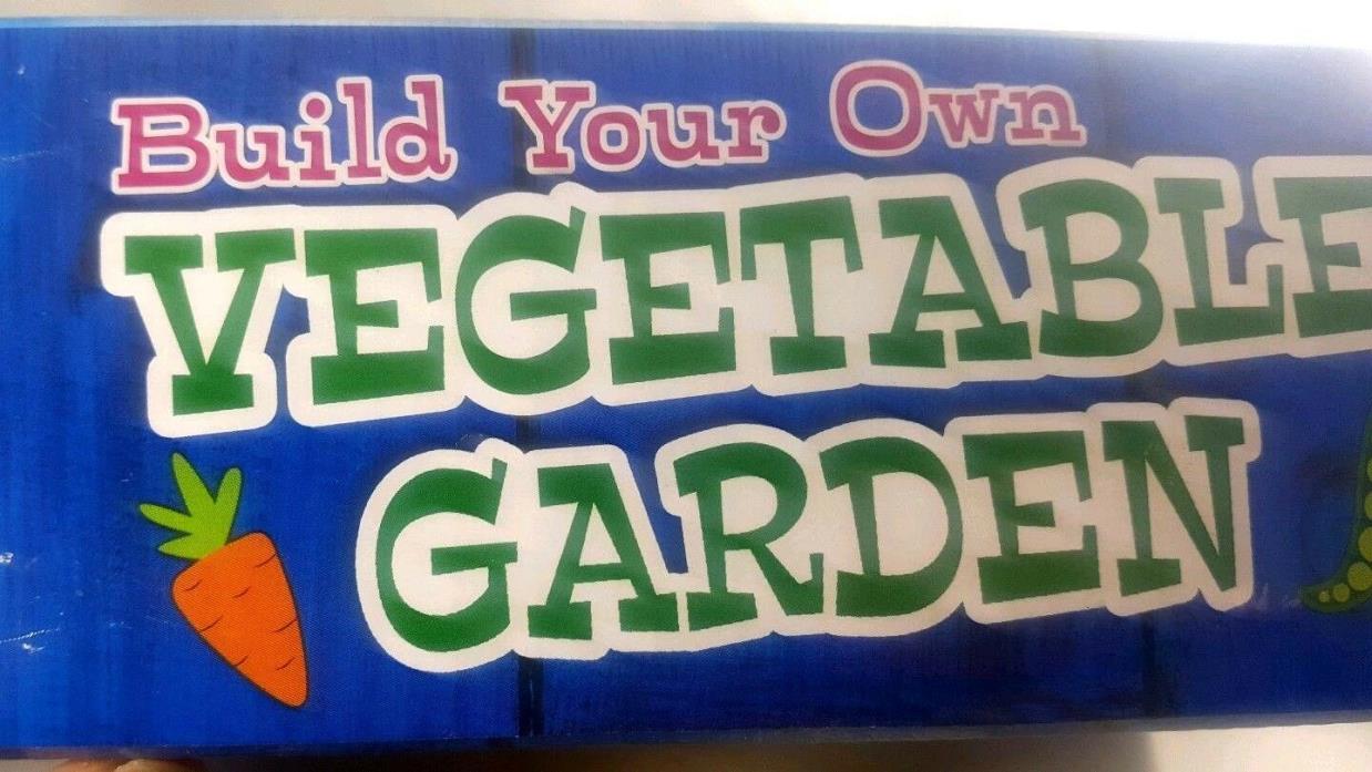 Scholastic Kids Educational Vegetable Garden Kit Build your Own Carrots Nib New