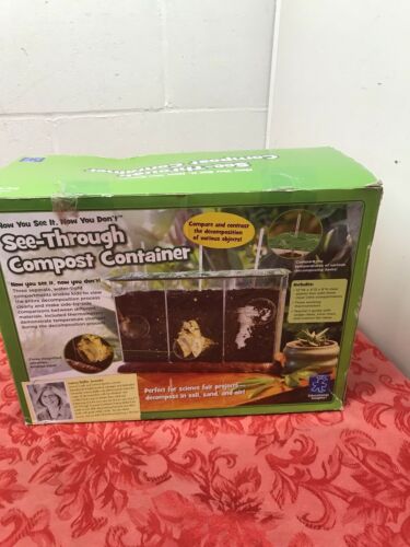 Educational Insights See-Through Compost Container Homeschool Science New Other