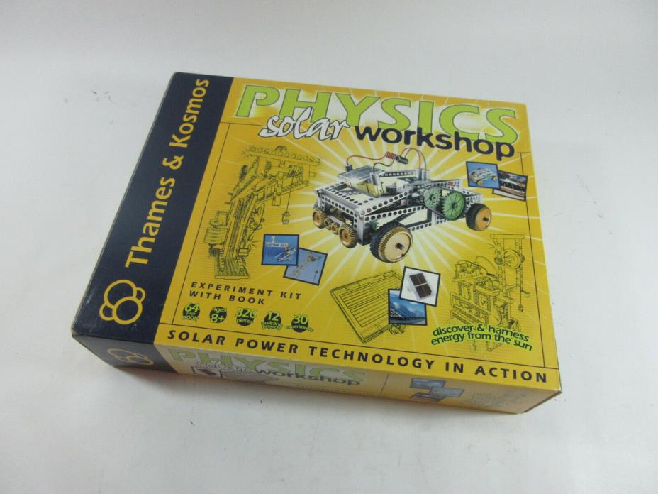 Thames & Kosmos Physics Solar Workshop Science Experiment Kit Building Projects