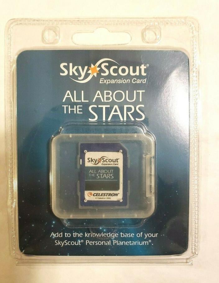 CELESTRON SKYSCOUT PERSONAL PLANETARIUM SCOPE EXPANSION CARD - ALL ABOUT STARS