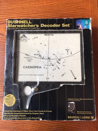 ASTROMONY BUSHNELL STARWATCHERS DECODER Great SET Complete BAUSCH & LOMB 1988