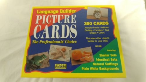 Stages Learning Materials Language Builder Picture Noun Flash Cards Photo