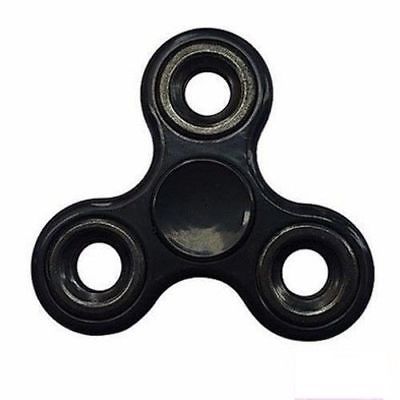 ??Vibe:E~ssential Black Fidget Spiner HandToy StresRelief EDC Focus ADHD Anxiety