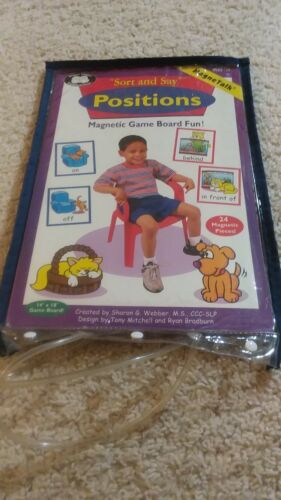 Sort & Say Positions Magna Talk Speech Therapy Game by Super Duper Inc NEW