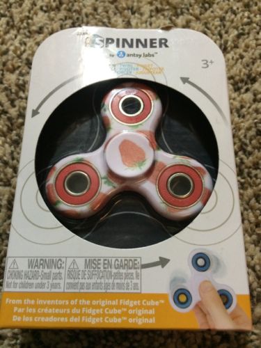 Zuru Original Fidget Spinner. Pink Strawberries. New!