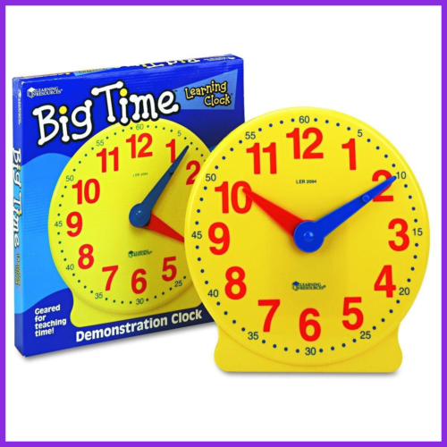 Big Time Learning Clock 12 Hour