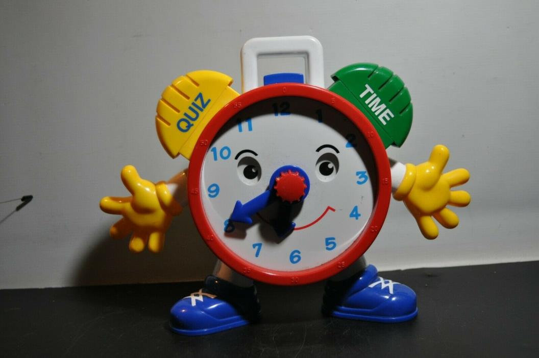 Talking Telly Quiz and Time Clock Navystar Educational Teaching Toy