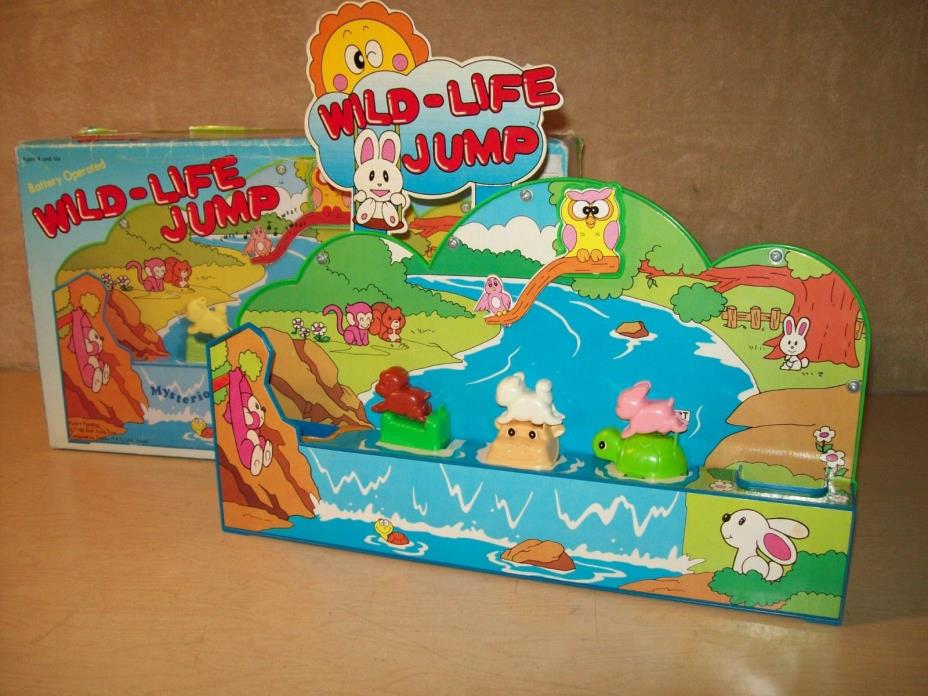 Wild-Life Jump~Toy~Dah Yang Toys~1986 Complete~Battery Op~Tested~Works~Vintage~