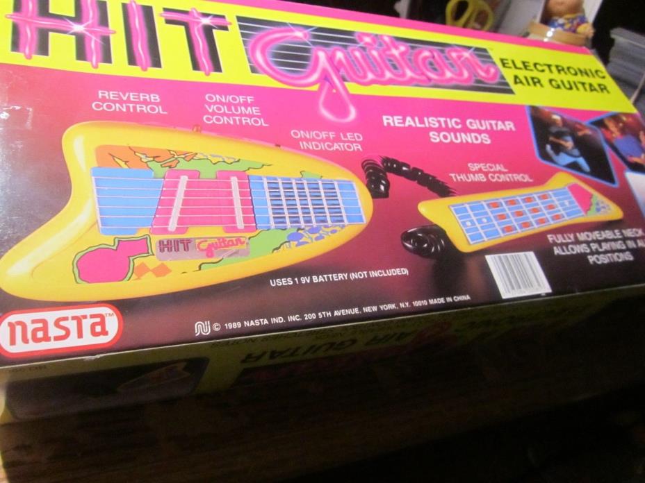 1989 Hit Electronic Air Guitar by Nasta-NEW in Box