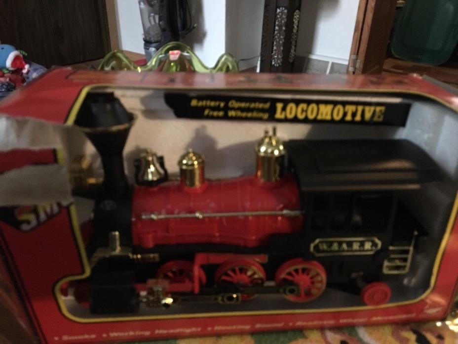 Old Smokey Battery Operated Locomotive Bump Go Smoke Headlights #1145 Horn