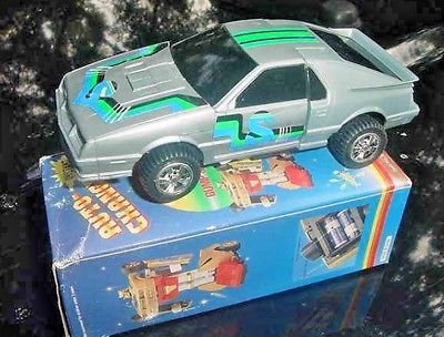 Vintage Auto-Change Bump & Go Car to Robot - Dodge Daytona Toy- Transformer 1985