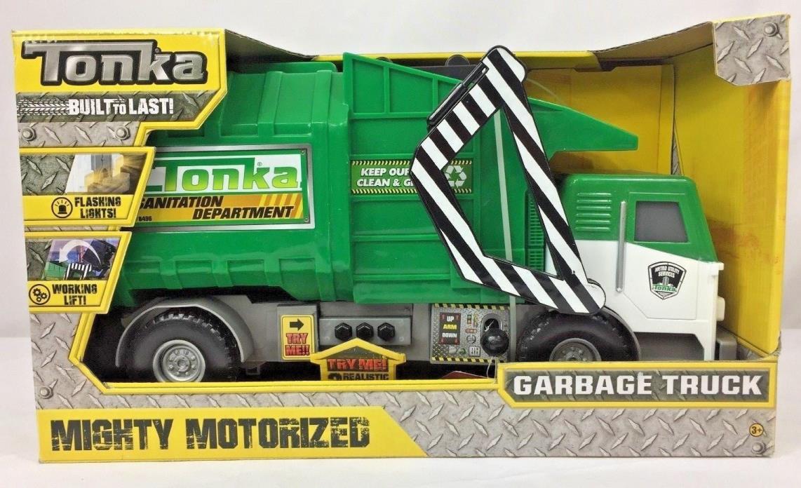 Tonka Mighty Motorized Vehicle - Front-Loader Garbage & Waste Department Truck
