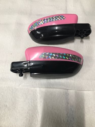 Brand New Kid Trax 12 Volt Black and Pink VW Beetle Mirrors