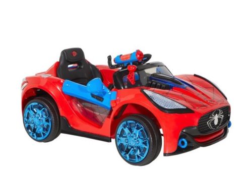 Spider Man Ride On Car- 6 V by dynacraft with water blaster on front- Super Car