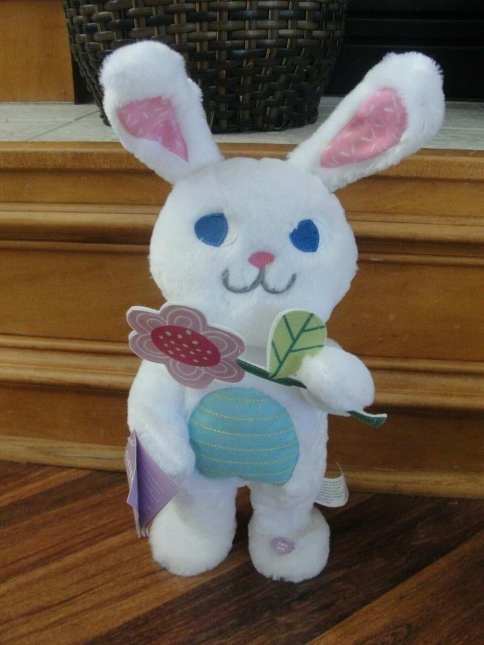 Gemmy Easter rabbit plush dancing singing Here Comes Peter Cottontail NWT