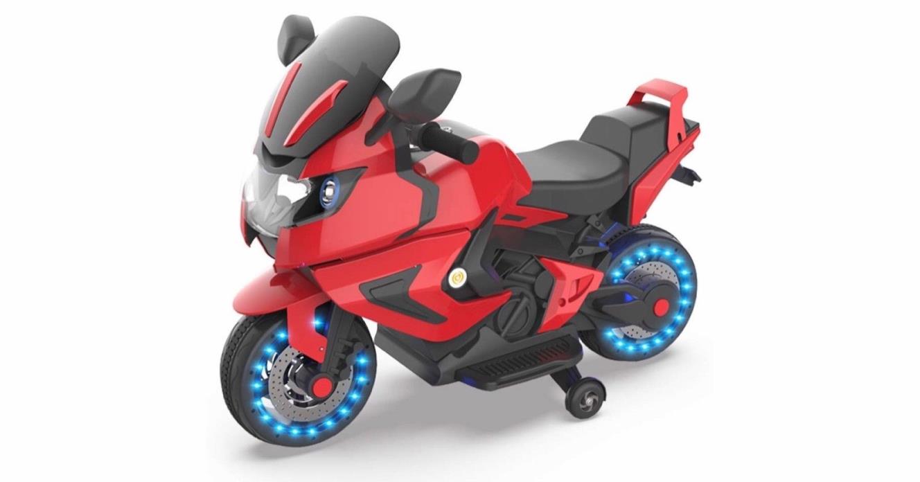 Hoverheart Kids Electric Power Motorcycle 6v Ride On Bike