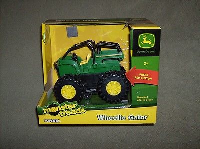 Wheelie Gator motorized action toy Ertl Monster Treads John Deere licensed 3+