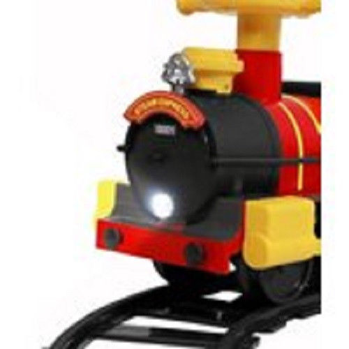 RollPlay 6V Kids' Ride Along Motorized Steam Train Ride-On