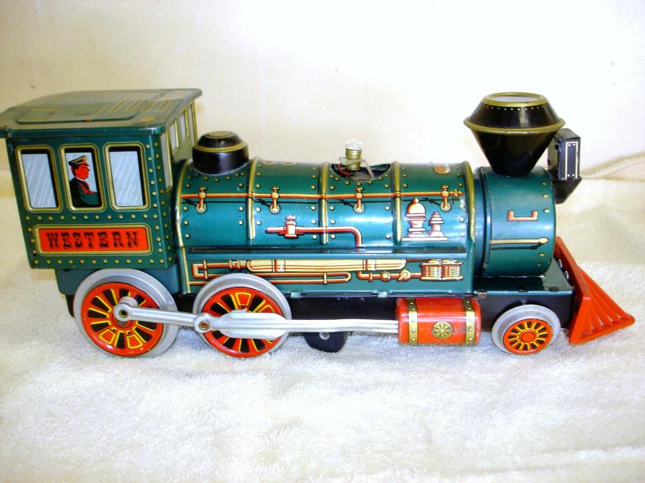 Vintage Modern Toys - Train Engine Toy- Battery Powered 1960s  - Runs Great