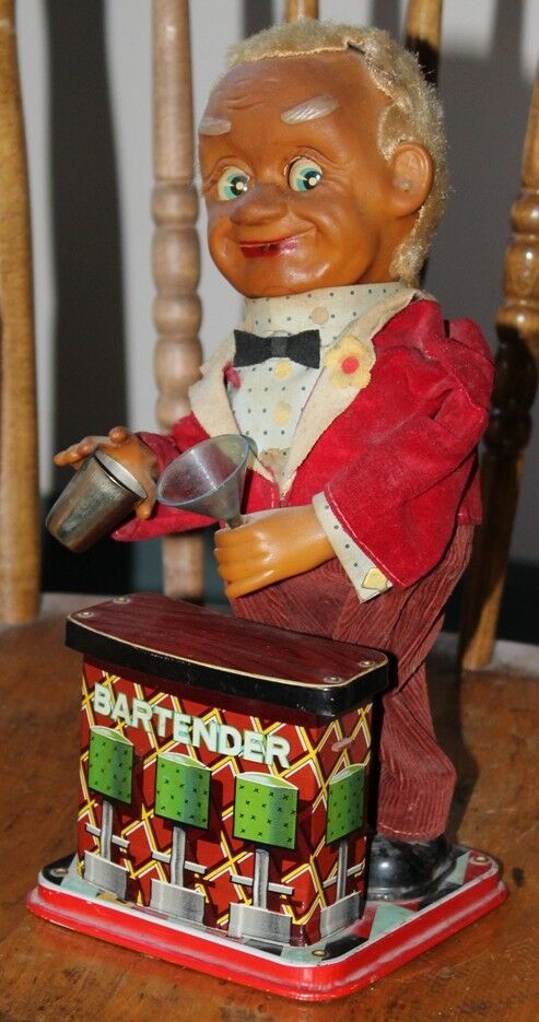Bartender battery operated vintage toy