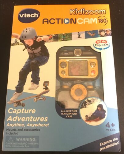 VTech Kidizoom Action Cam 180 Camera Video Games Waterproof Case Brand New!!!
