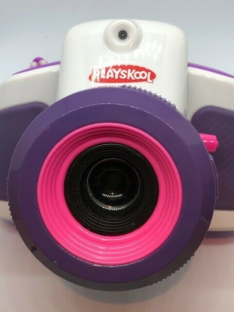 Playskool Showcam 2 in 1 Camera/Projector Purple & White & Pink Tested Working