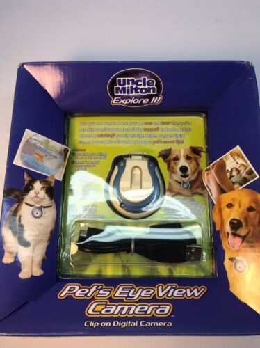 New In Box Uncle Milton Pet's Eye View Camera. Dog Cat Camera.