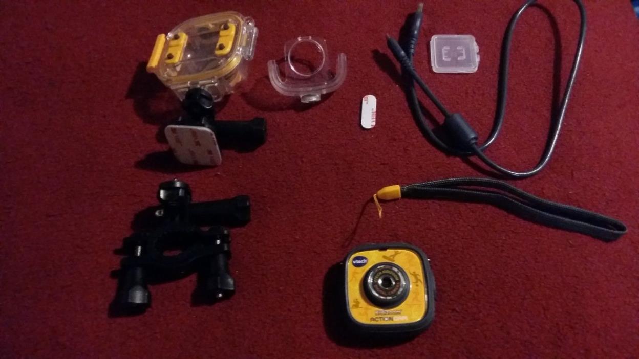 Kids Vtech Kidizoom Kids action camera 480p with 16gb card and accessories LOOK