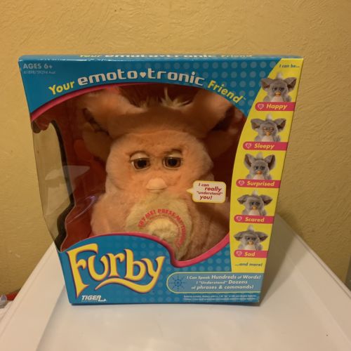 2005 Emototronic Furby Orange w/ Brown Eyes VERY RARE