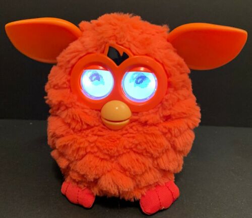 2012 Hasbro Orange FURBY BOOM Interactive Electronic Toy Tested & Works! RARE
