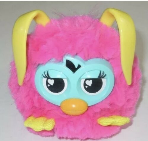 Furby Party Rockers Loveby Pink Yellow 2012 Hasbro 3 Inch Mini Workd Great