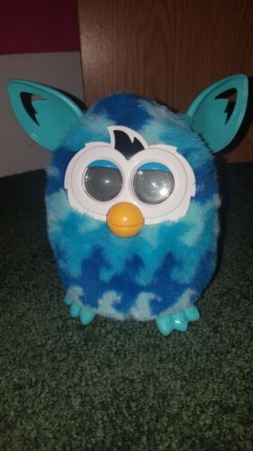 Hasbro Furby Boom Figure Blue Aqua WAVES Interactive Talking Toy  2012