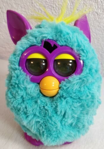 Furby Boom Interactive Talking Singing Toy Emotions Teal Blue & Purple