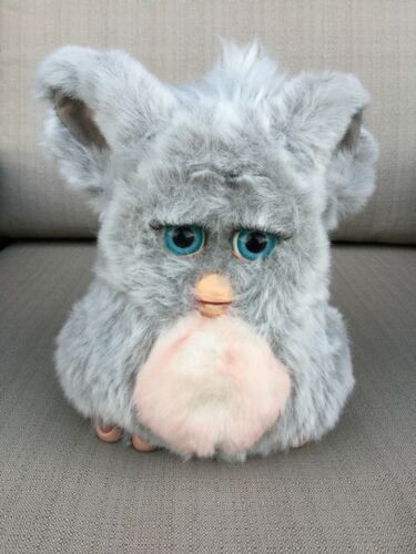 Furby Emoto Tronic Gray with Pink Belly Tiger 2005