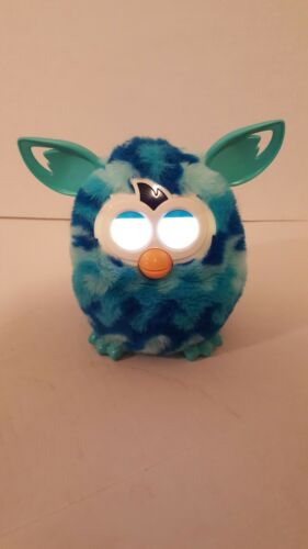 2012 Hasbro Green/Blue Furby Boom Waves  -- Tested, Works