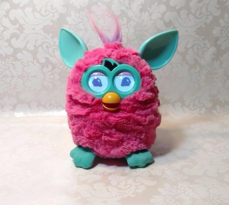 Hasbro 2012 FURBY Pink & Teal *Tested & Working