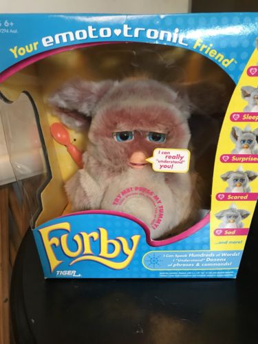 2005 Furby Pink Beige Brand New In Box NIB BNIB