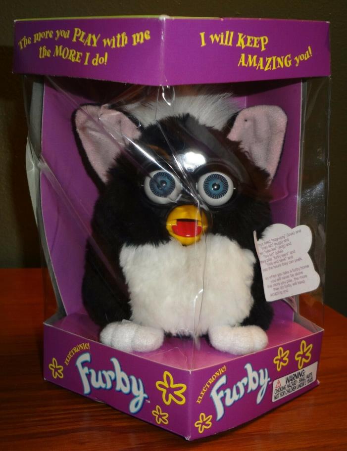 Original, unopened Black & white Tuxedo Furby