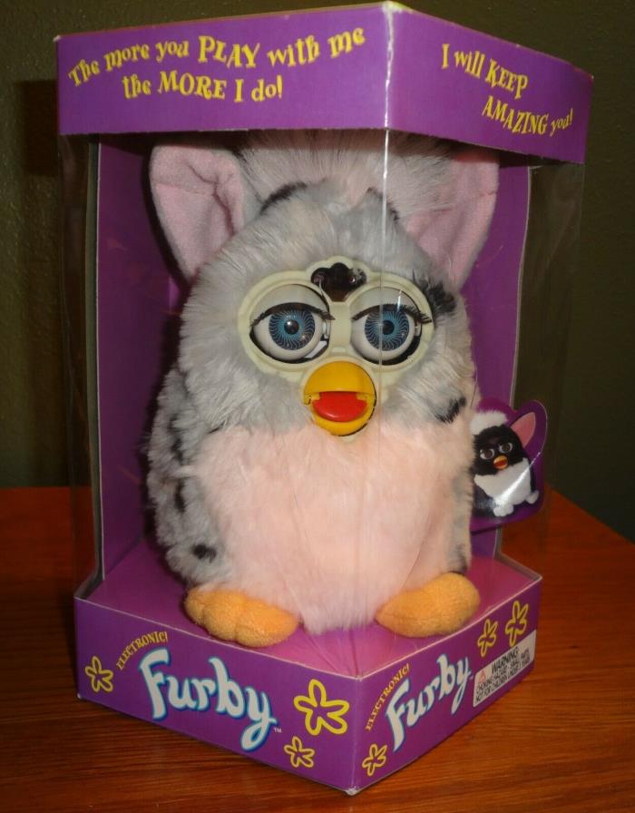 Unopened Original Furby – Grey spots with Pink!