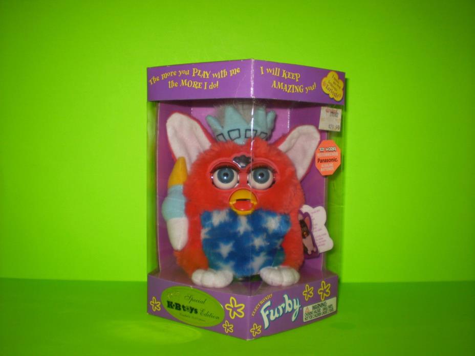 SPECIAL EDITION Statue of Liberty Furby by Tiger K-B Toys 1999 NEW IN BOX KH