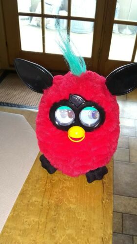 Furby Boom Red & Black LED Interactive Electronic Pet Works GREAT 2012