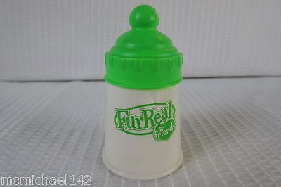 FurReal Friends Green & White BOTTLE replacement part approx. 3 1/4