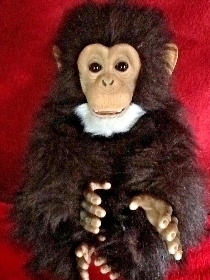 FurReal Friends Interactive Cuddle Chimp by FurReal-no banana- Discontinued Item