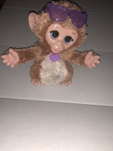 FurReal Friends Monkey Baby Cuddles My Giggly Pet Plush Interactive Toy Real