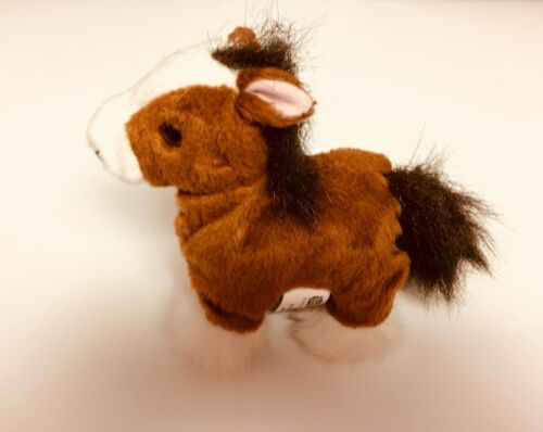 FurReal Friends Pawtucket Brown & White Pony Horse Interactive Walking Toy 6”