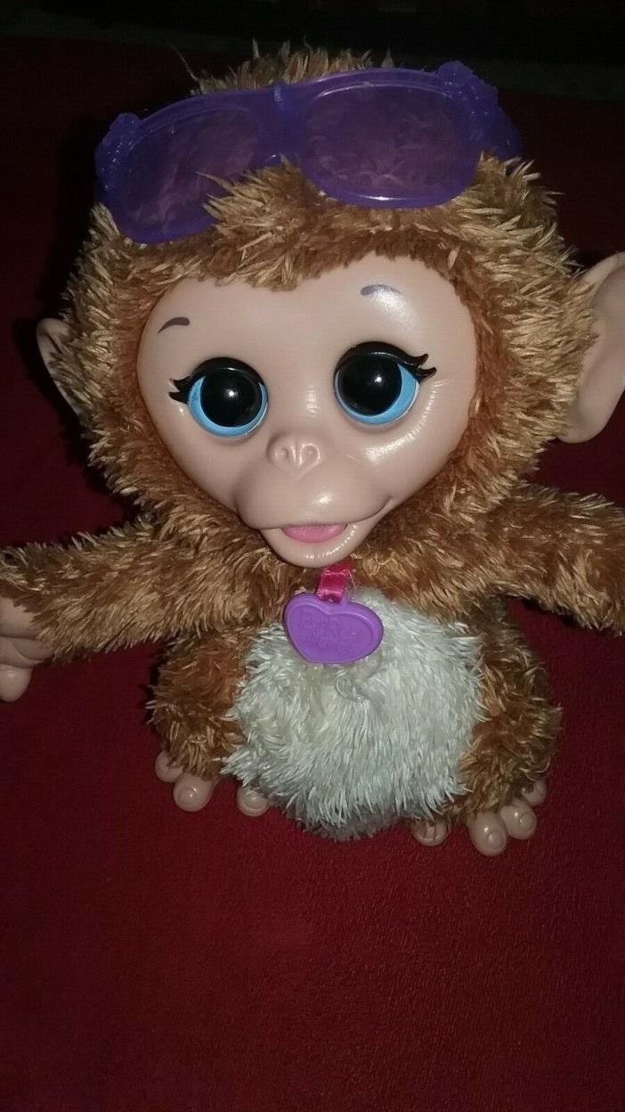 Hasbro Fur Real Friends Baby Cuddles My Giggly Pet Monkey Plush Interactive Toy