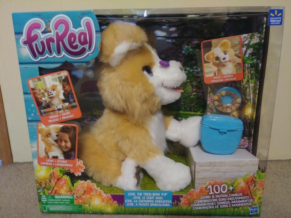 FurReal Friends Trick-Lovin PUP LEXIE 100+ Sound & Motion Combo Brand New in Box